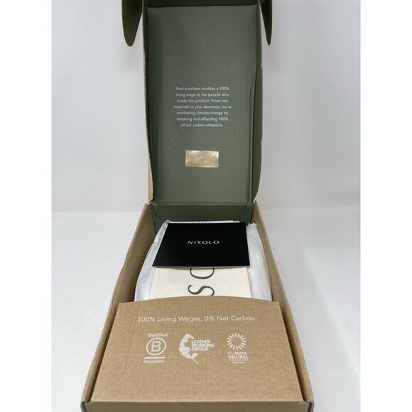 NISOLO Bria Go-To Court Sneaker Women's Sise 7 Bone Retail $159.00 - Picture 9 of 9